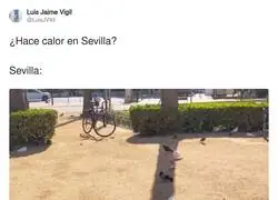 El calor no se puede aguantar m&aacute;s