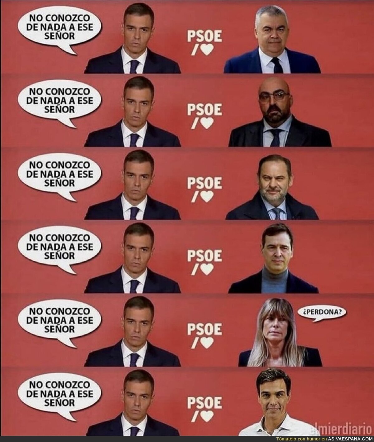 Excusa de oro n°1 de Pedro Sánchez