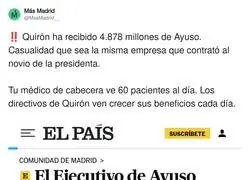 As&iacute; de f&aacute;cil se enriquece el entorno de Isabel D&iacute;az Ayuso