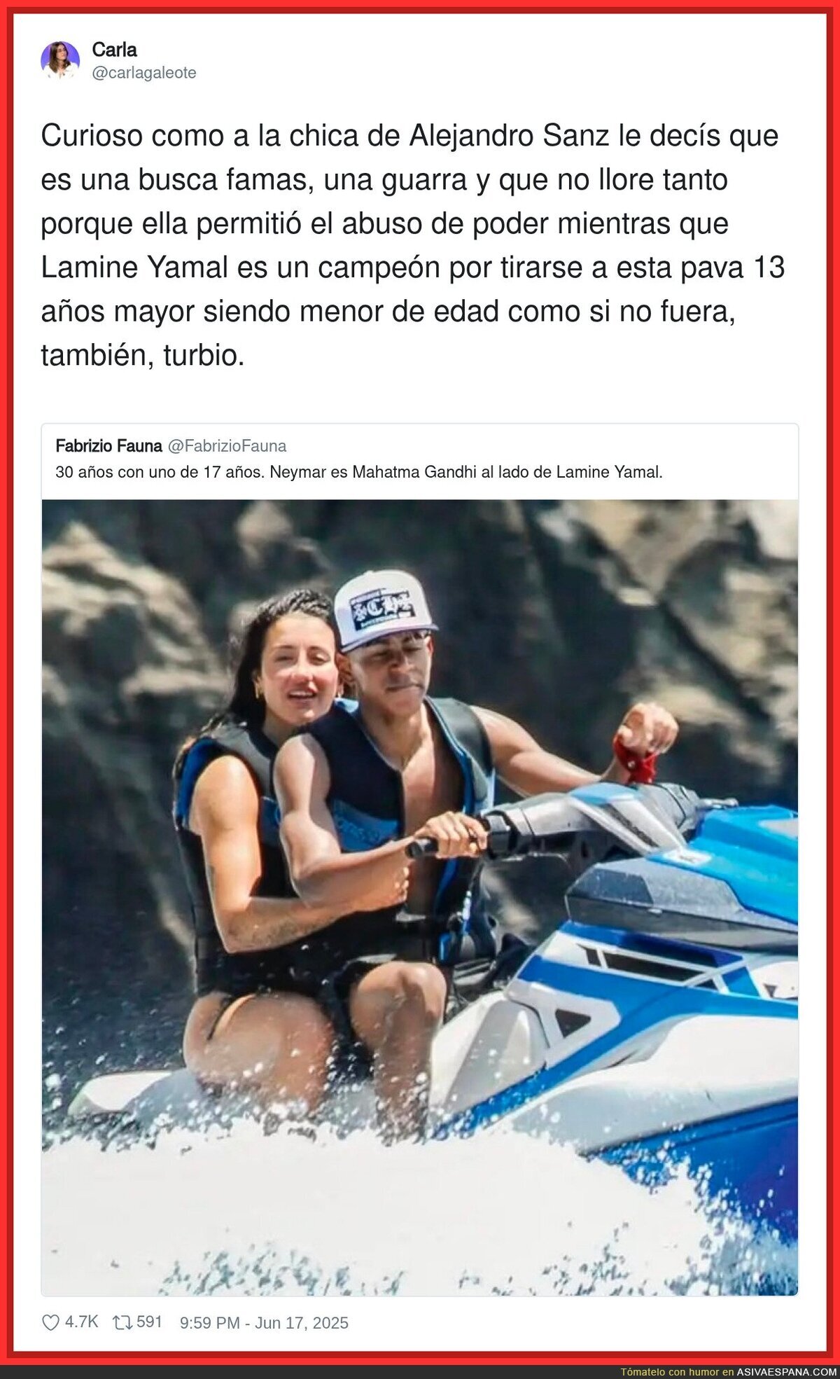 ¿Qué se diría si la situación de Lamine Yamal y Fati Vázquez fuese al revés con la edad?