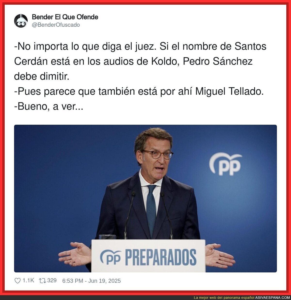 ¿Quién es ese Miguel Tellado del que usted me habla?