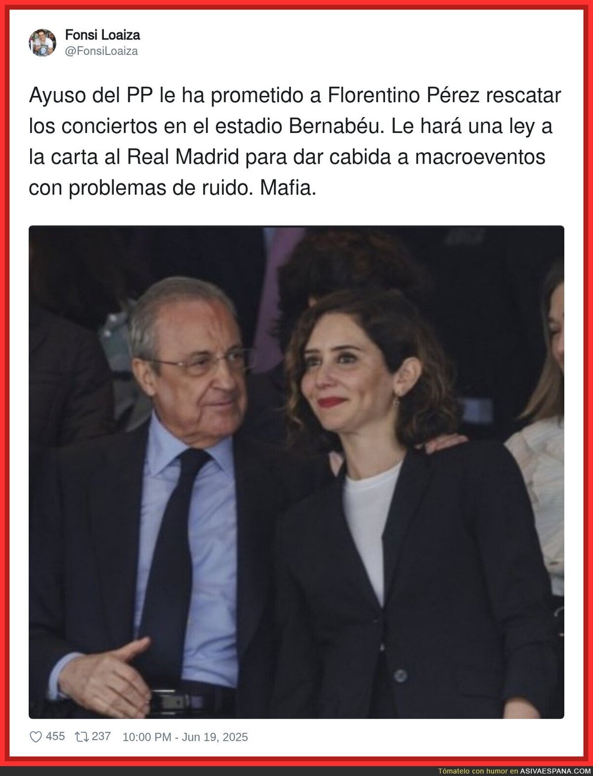 El Real Madrid es un club estado con todas la letras