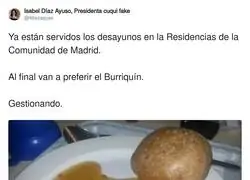 Que rica la comida de las residencias de Madrid