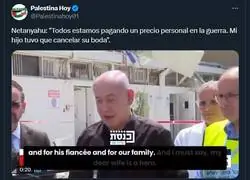 100.000 palestinos asesinados.. poco le parece a Netanyahu por cancelar la boda del hijo