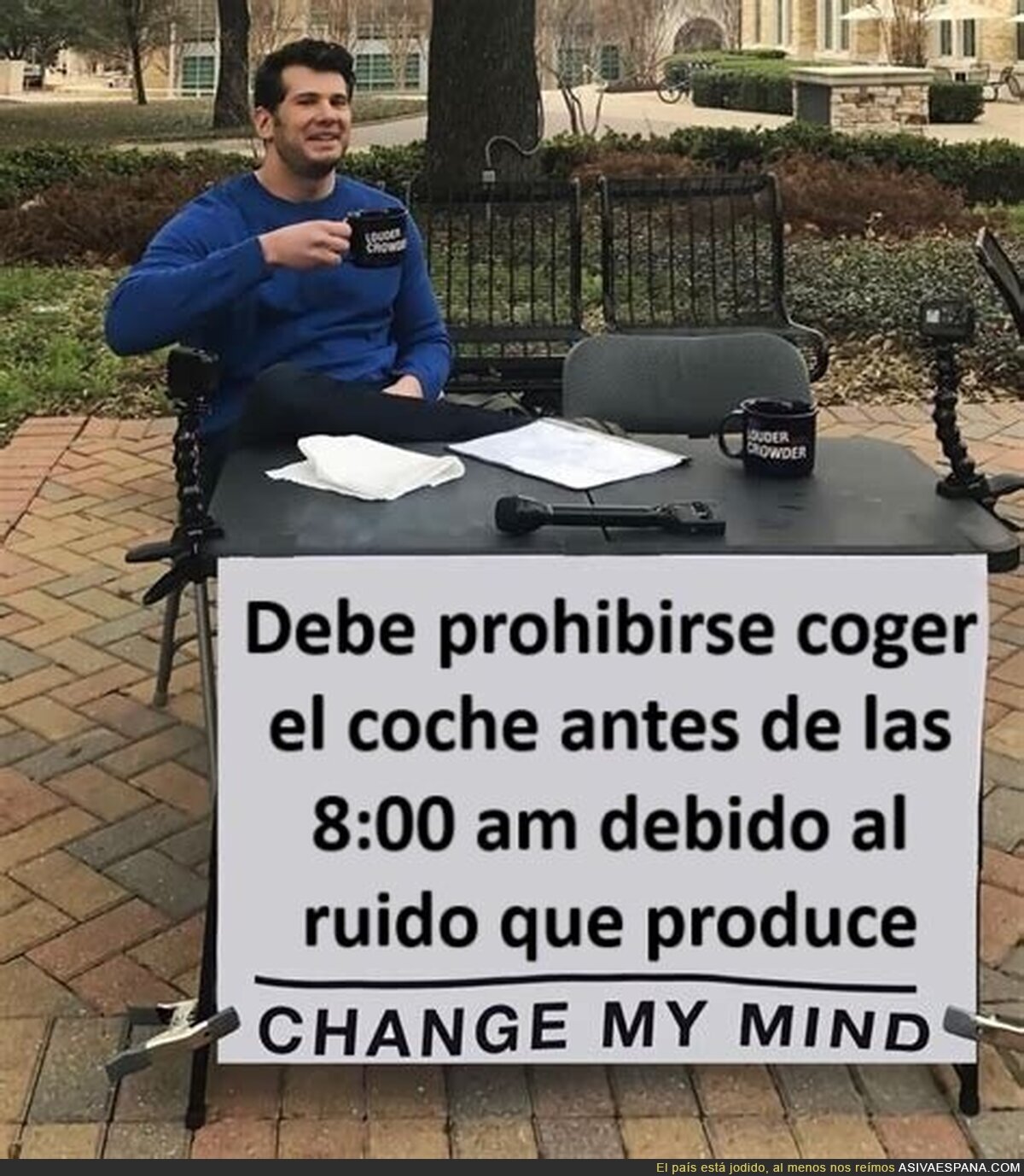 Es contaminación acústica y los vecinos tienen derecho a descansar