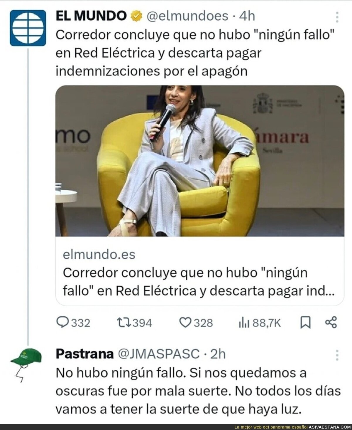 Tener luz es de fascistas