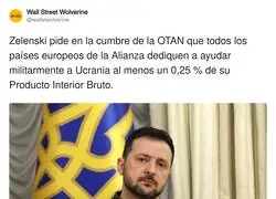 Zelenski quiere m&aacute;s ayuda para Ucrania