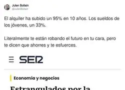 El gran problema con el alquiler