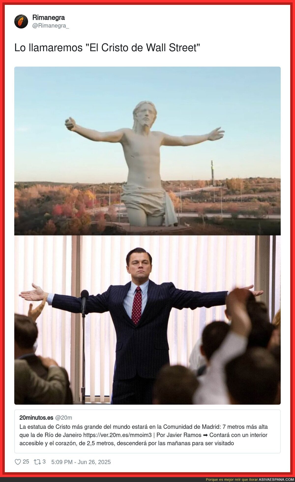 El Cristo de Madrid ya tiene nombre
