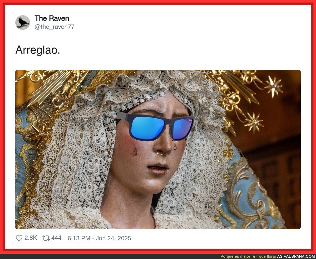 Nada mejor que esta virgen de la Macarena