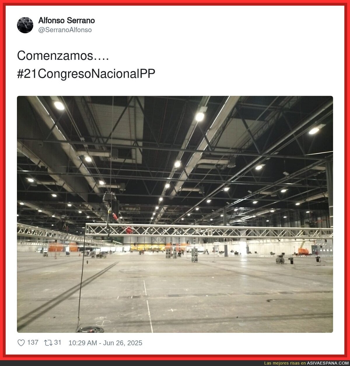 Así se usa el Zendal, para el Congreso Nacional del PP