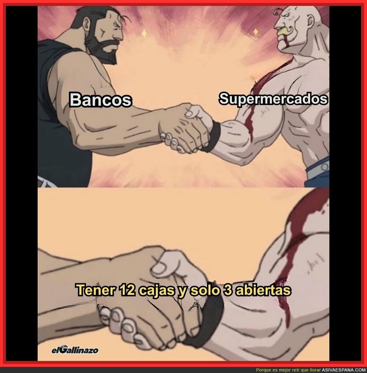 Cosas en común de bancos y supermercados