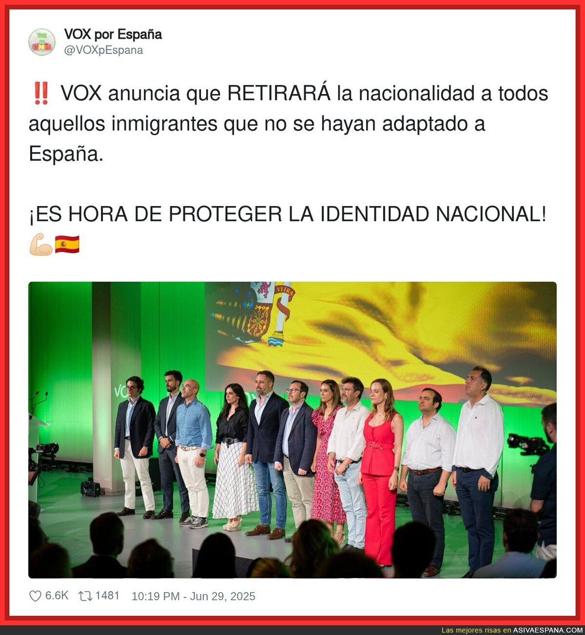 La nueva polémica medida que adoptaría VOX en España