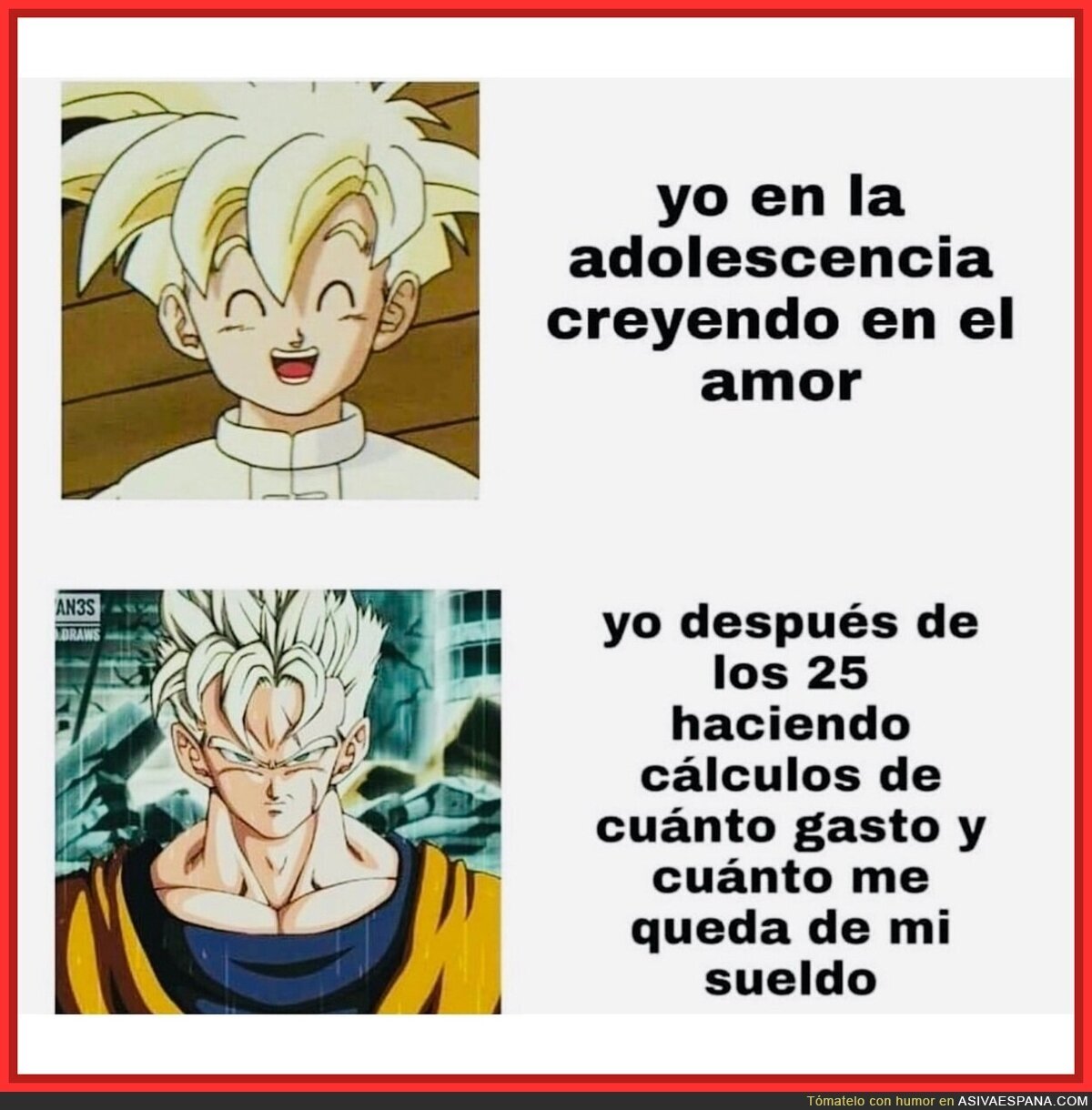 La vida de adulto es muy dura