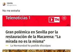 La nueva imagen de la Virgen de la Macarena no es lo que era