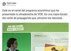 VOX copia al fascismo del pasado