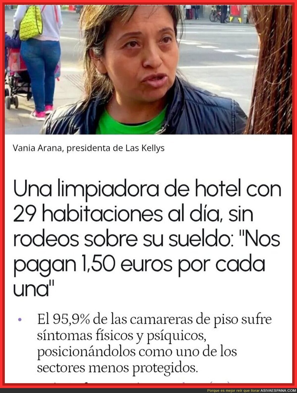 El turismo crea riqueza, decían