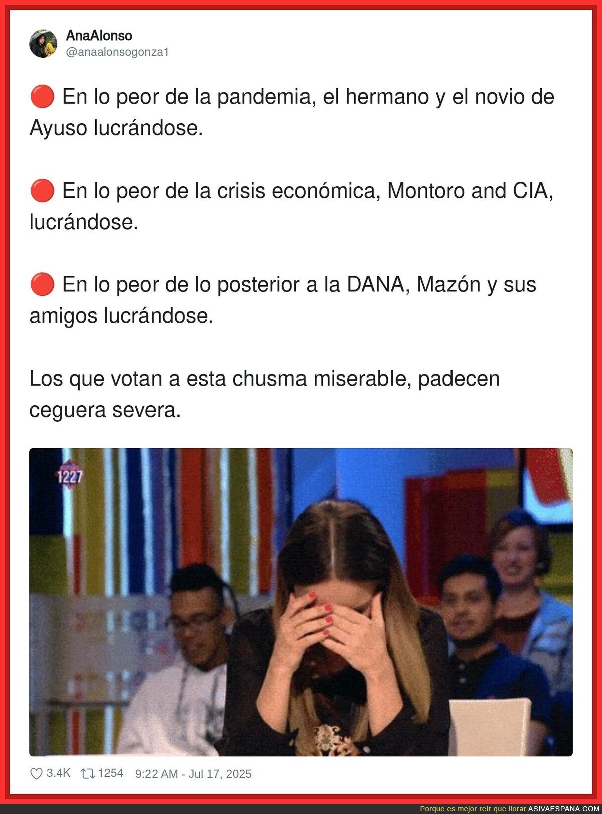 El PP se aprovecha de todas las desgracias