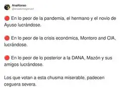 El PP se aprovecha de todas las desgracias