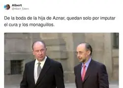 Tremendo lo de la boda de la hija de Aznar