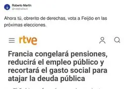 Esto pasar&aacute; en Espa&ntilde;a si votas a Feij&oacute;o
