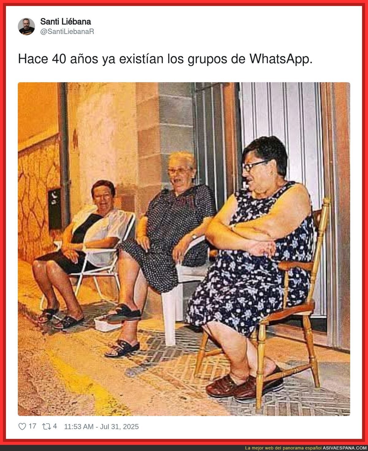 Eso sí era auténtico
