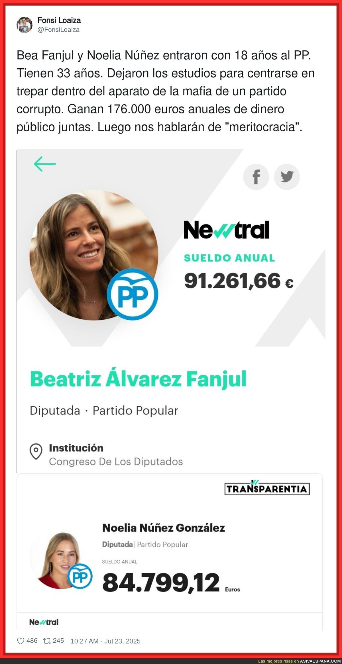 Hay más Noelias en el PP