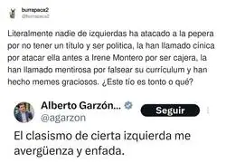 Alberto Garz&oacute;n no sabe por donde le da el aire