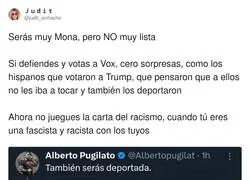 La 'Capitana Espa&ntilde;a' se ha topado con la situaci&oacute;n de que los de su bando la echar&iacute;an del pa&iacute;s sin pensarlo