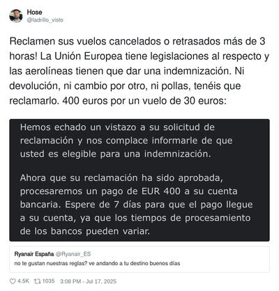 No hay que tener piedad con Ryanair