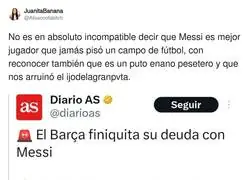 Messi y su gran amor por el dinero