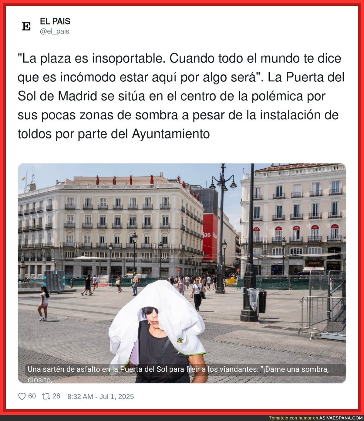 Madrid es un infierno