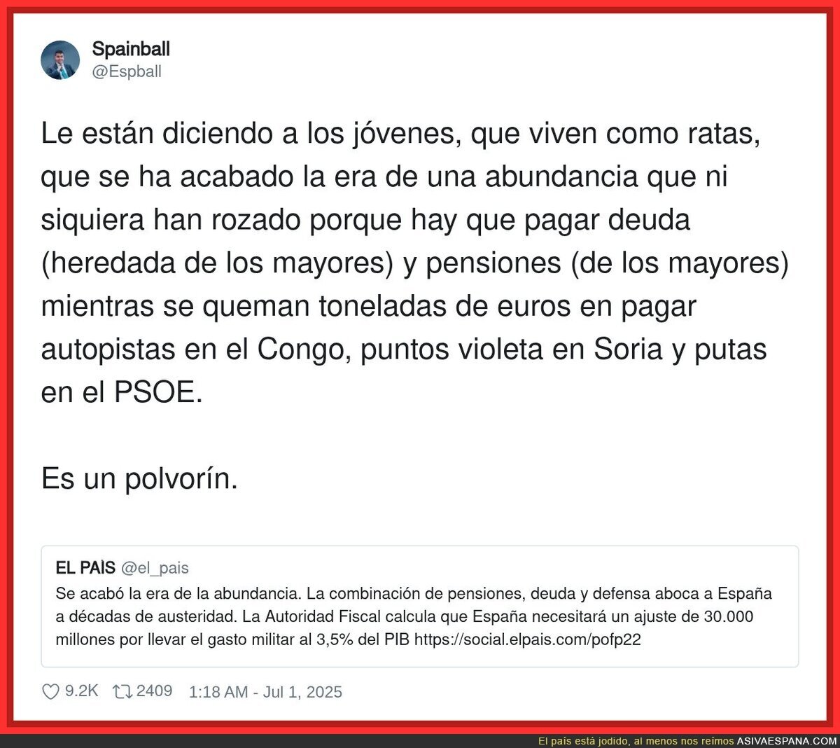 ¿De qué abundancia hablan exactamente?