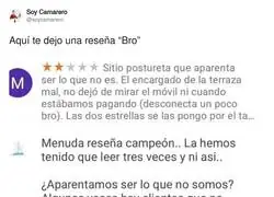 La gente se pasa de lista con las rese&ntilde;as