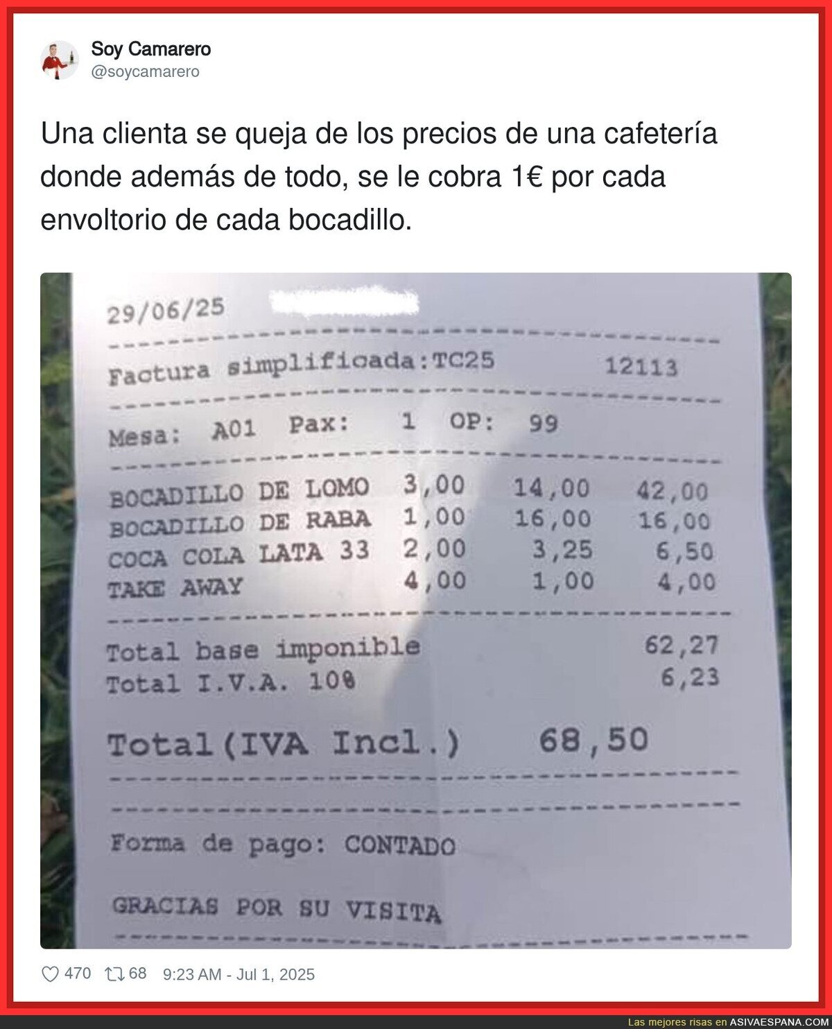 Así abusa esta cafetería con sus clientes