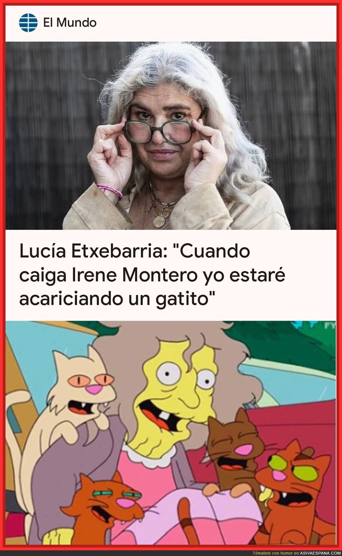 Lucía Etxebarria ha envejecido bastante mal