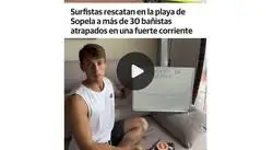 Hay que tener cuidado con el mar porque las corrientes son muy peligrosas