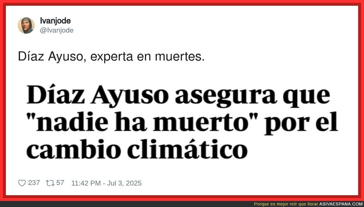 Ayuso sabe de lo que habla