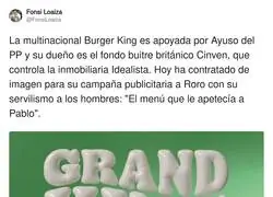 Cuidado con la imagen que quiere dar Burger King