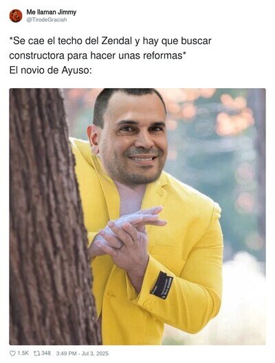 El novio de Ayuso no pierde ocasión
