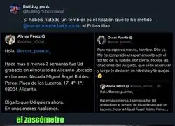 Alvise busca a Oscar Puente... y lo encuentra