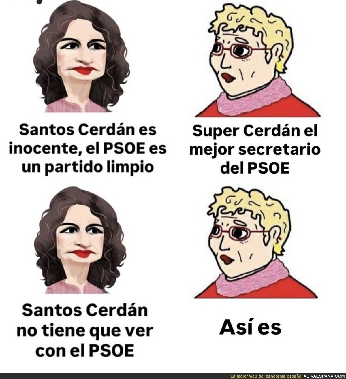 Marisú y sus votontos en una imagen