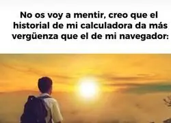 He hecho c&aacute;lculos que siento verg&uuml;enza