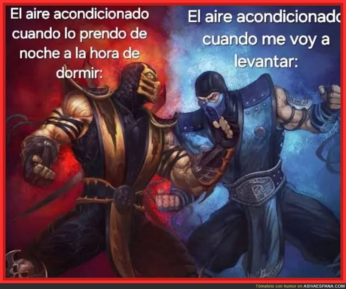 Las dos fases del aire acondicionado