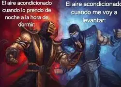 Las dos fases del aire acondicionado