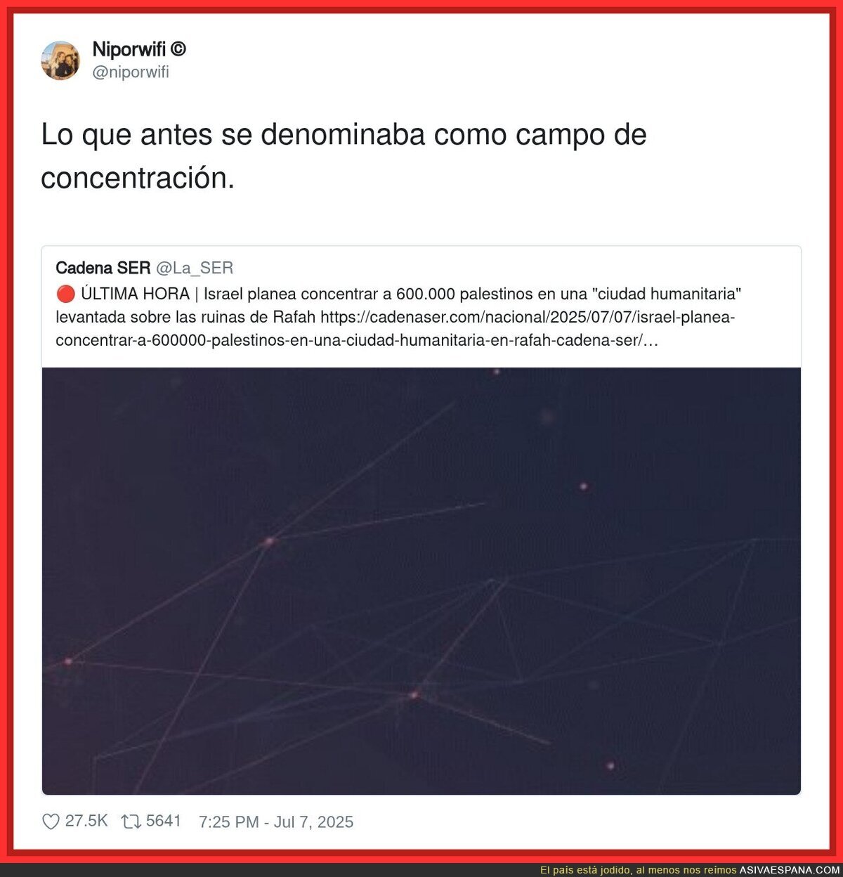 Hay impunidad total contra Israel
