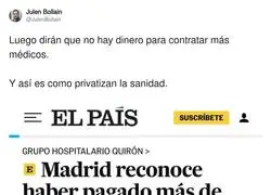 Dinero sin fin para Quir&oacute;n