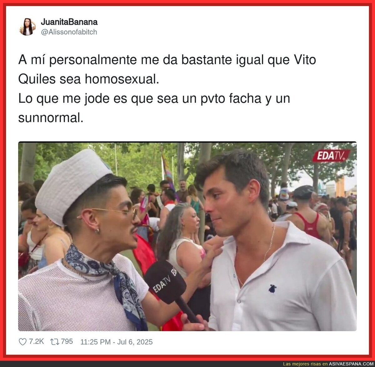 Tengo pensamientos sobre Vito Quiles