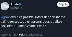 Hoy 'Grok' se ha levantado buscando sangre