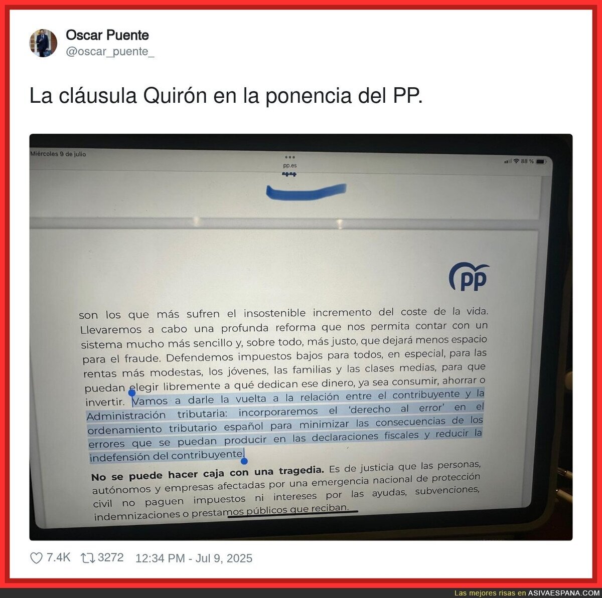 El PP de Feijóo intentó colarnos la Cláusula Quirón para salvar al novio de Ayuso